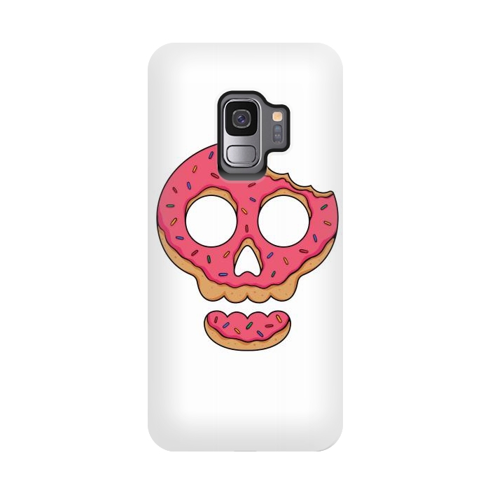 Galaxy S9 StrongFit Skull Doughnut by Afif Quilimo