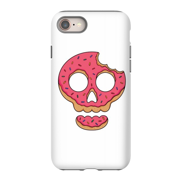 iPhone 8 StrongFit Skull Doughnut by Afif Quilimo
