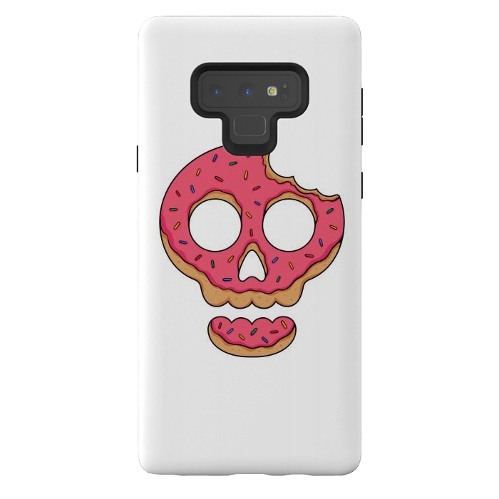 Galaxy Note 9 StrongFit Skull Doughnut by Afif Quilimo