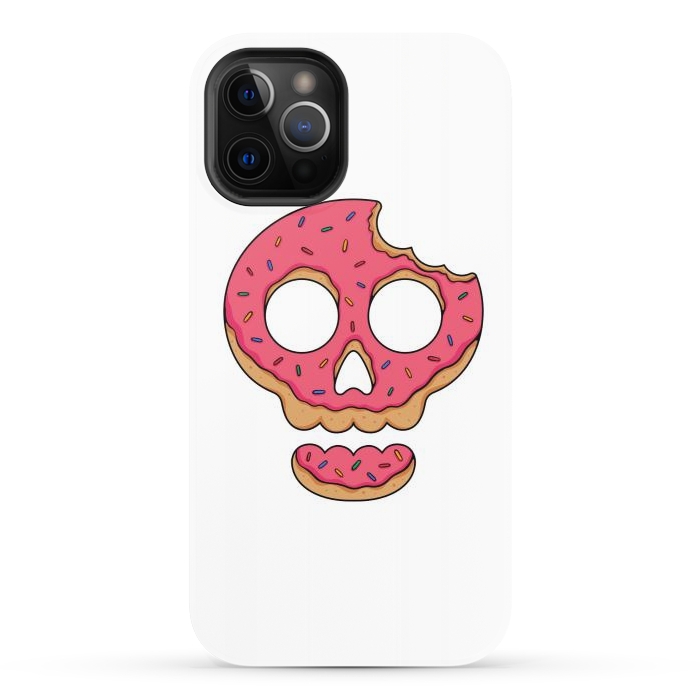iPhone 12 Pro StrongFit Skull Doughnut by Afif Quilimo