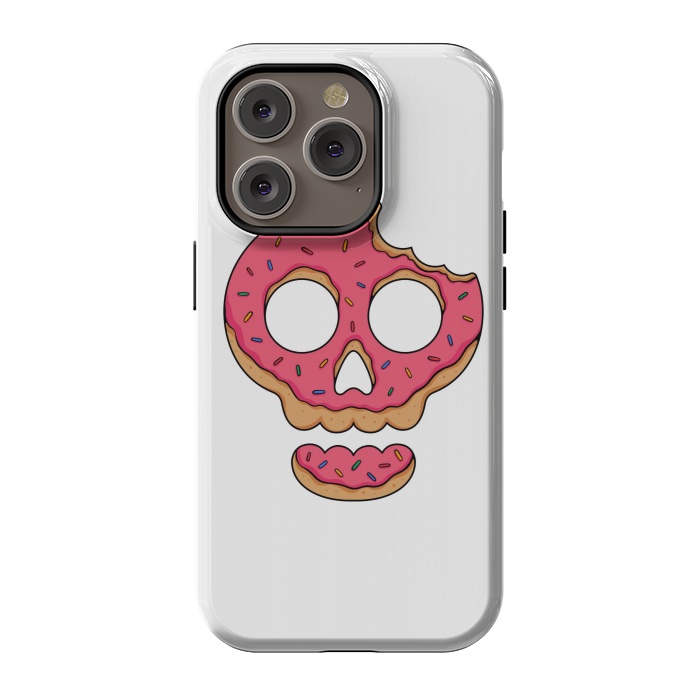 iPhone 14 Pro StrongFit Skull Doughnut by Afif Quilimo