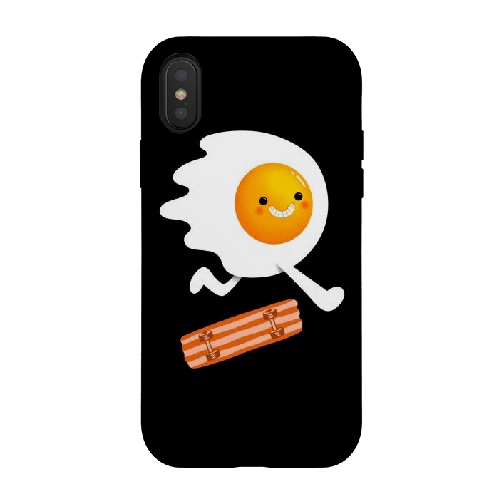 iPhone Xs / X StrongFit Eggboarder by Afif Quilimo