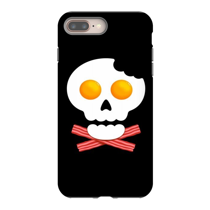 iPhone 7 plus StrongFit Breakfast Skull 1 by Afif Quilimo