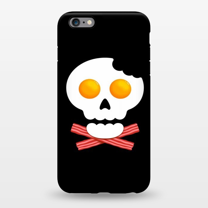iPhone 6/6s plus StrongFit Breakfast Skull 1 by Afif Quilimo
