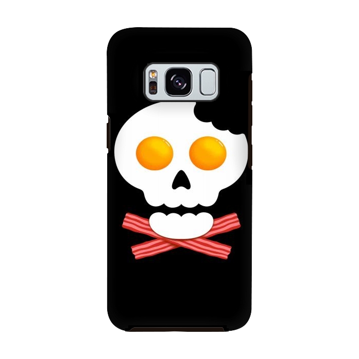 Galaxy S8 StrongFit Breakfast Skull 1 by Afif Quilimo