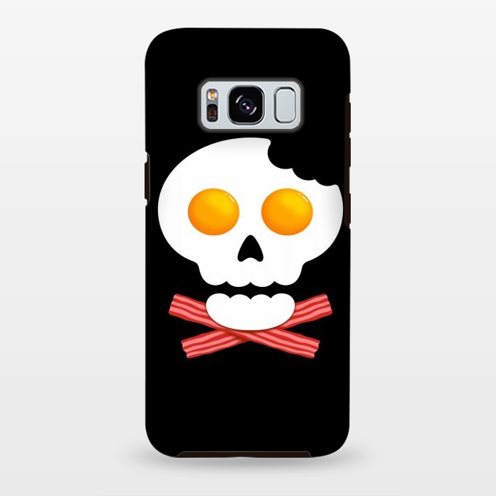 Galaxy S8 plus StrongFit Breakfast Skull 1 by Afif Quilimo