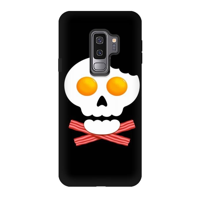 Galaxy S9 plus StrongFit Breakfast Skull 1 by Afif Quilimo