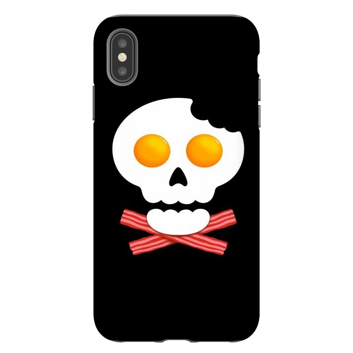 iPhone Xs Max StrongFit Breakfast Skull 1 by Afif Quilimo