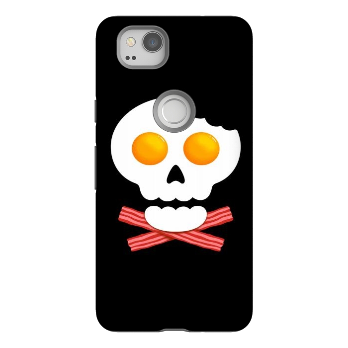 Pixel 2 StrongFit Breakfast Skull 1 by Afif Quilimo