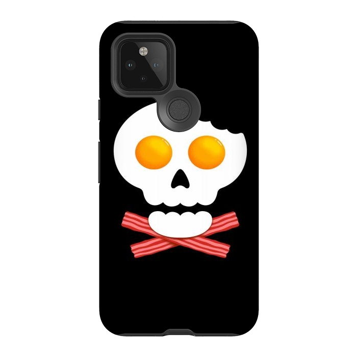 Pixel 5 StrongFit Breakfast Skull 1 by Afif Quilimo