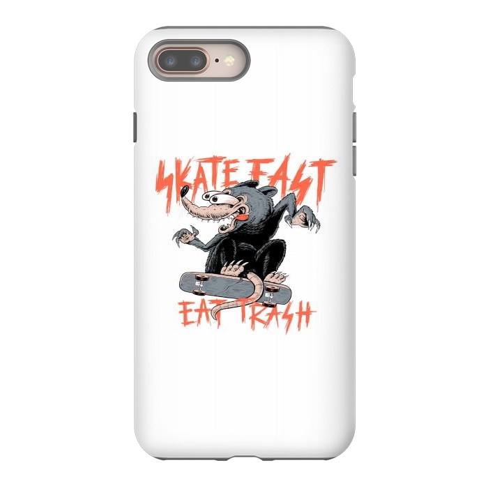 iPhone 7 plus StrongFit Skate Fast Eat Trash by Afif Quilimo