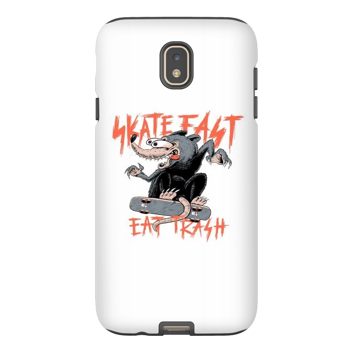 Galaxy J7 StrongFit Skate Fast Eat Trash by Afif Quilimo
