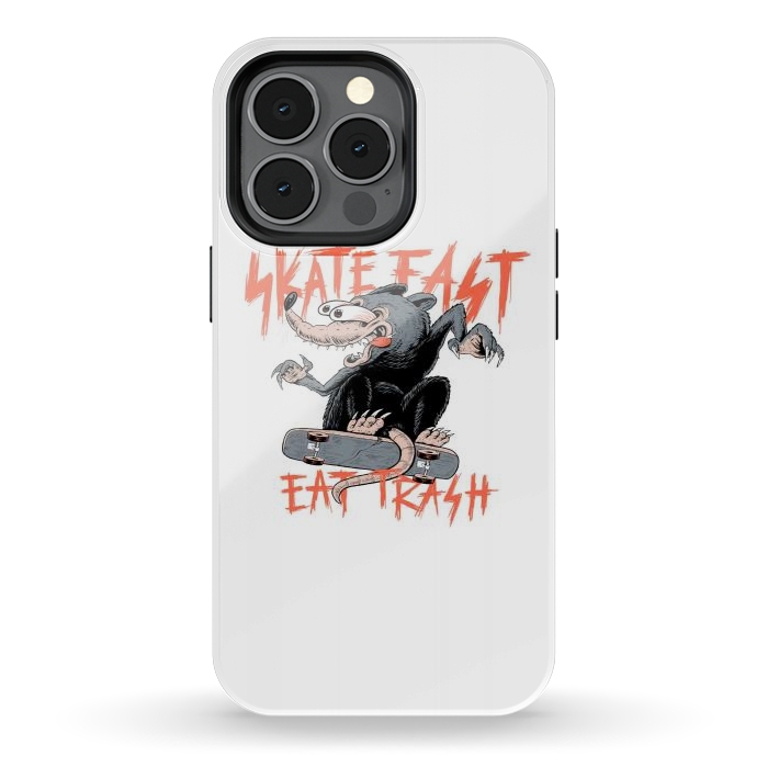 iPhone 13 pro StrongFit Skate Fast Eat Trash by Afif Quilimo