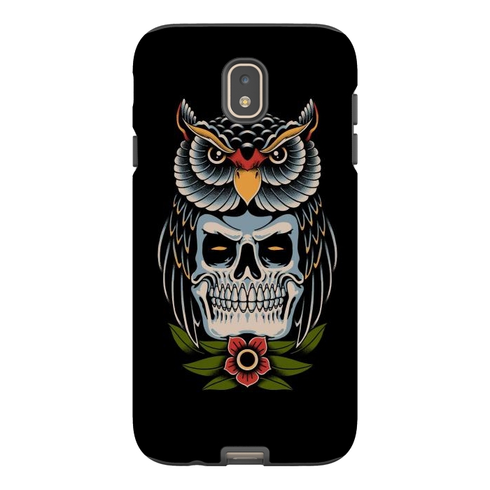 Galaxy J7 StrongFit Owl Skull by Afif Quilimo