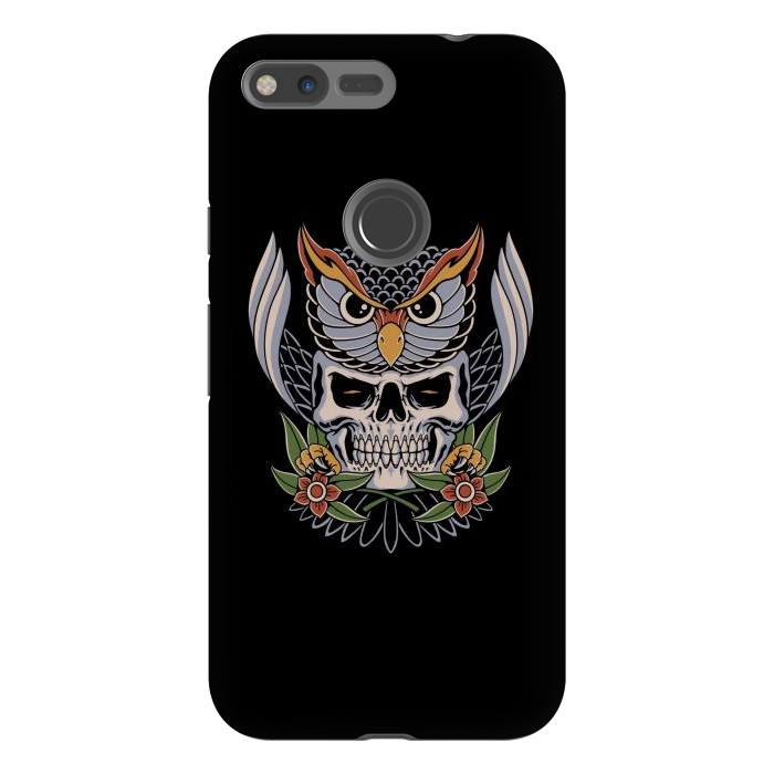 Pixel XL StrongFit Owl Skull 1 by Afif Quilimo