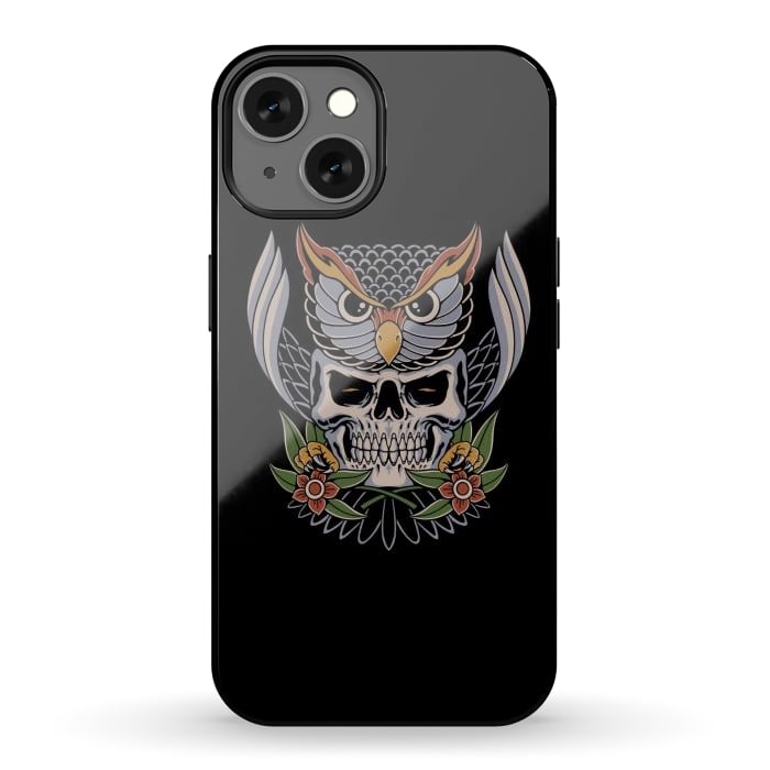 iPhone 13 StrongFit Owl Skull 1 by Afif Quilimo