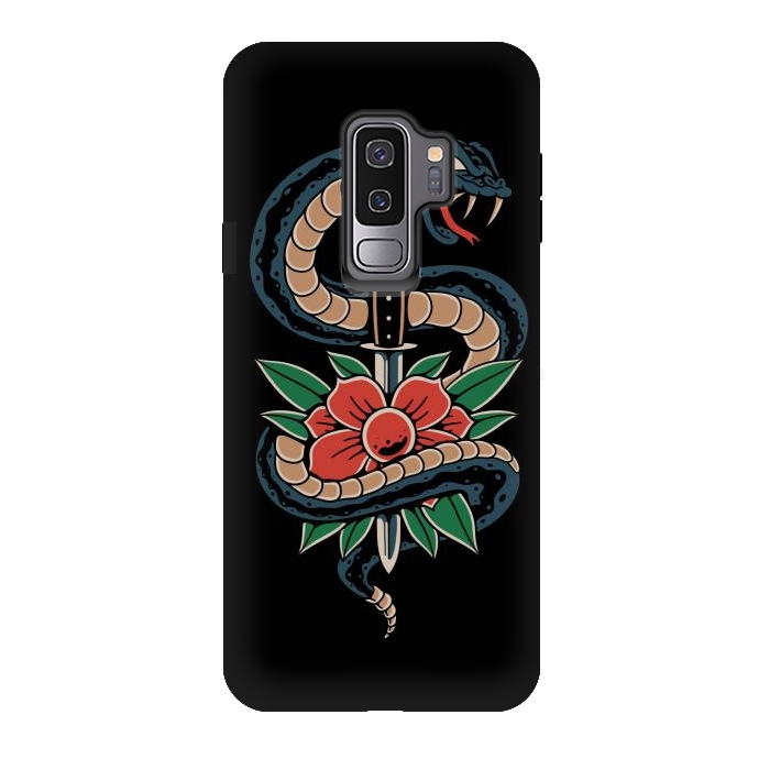 Galaxy S9 plus StrongFit Deadly Beautiful Snake by Afif Quilimo