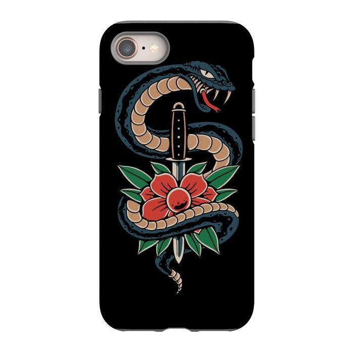iPhone 8 StrongFit Deadly Beautiful Snake by Afif Quilimo