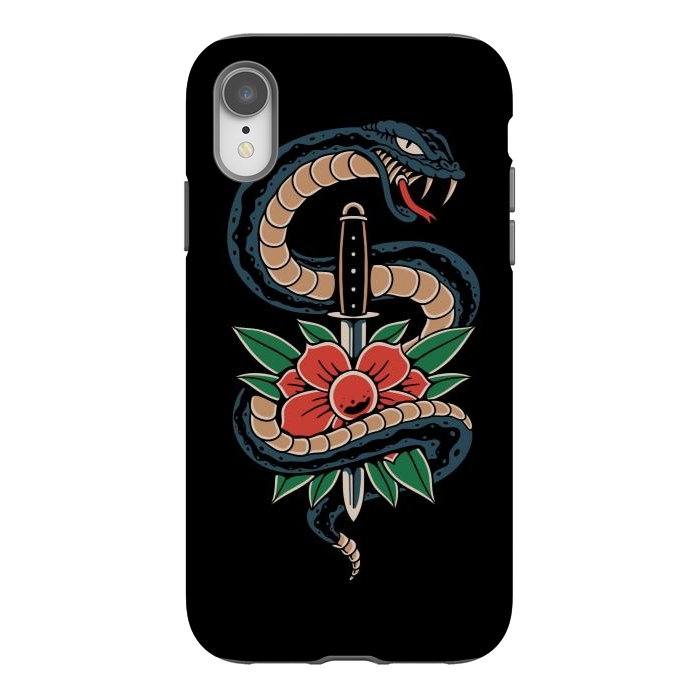 iPhone Xr StrongFit Deadly Beautiful Snake by Afif Quilimo