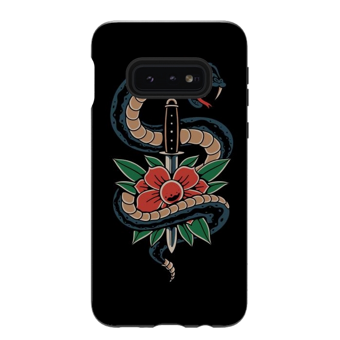 Galaxy S10e StrongFit Deadly Beautiful Snake by Afif Quilimo