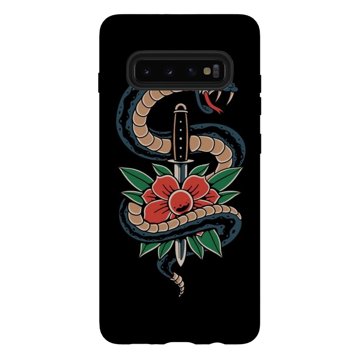 Galaxy S10 plus StrongFit Deadly Beautiful Snake by Afif Quilimo
