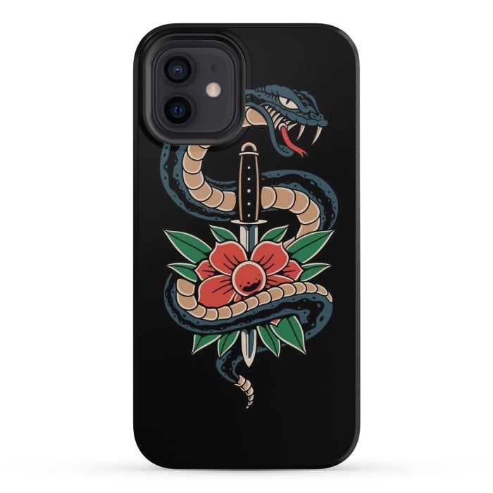 iPhone 12 StrongFit Deadly Beautiful Snake by Afif Quilimo