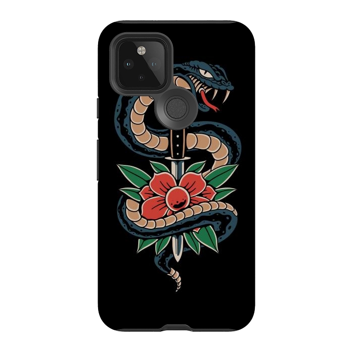 Pixel 5 StrongFit Deadly Beautiful Snake by Afif Quilimo