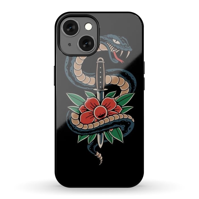 iPhone 13 StrongFit Deadly Beautiful Snake by Afif Quilimo