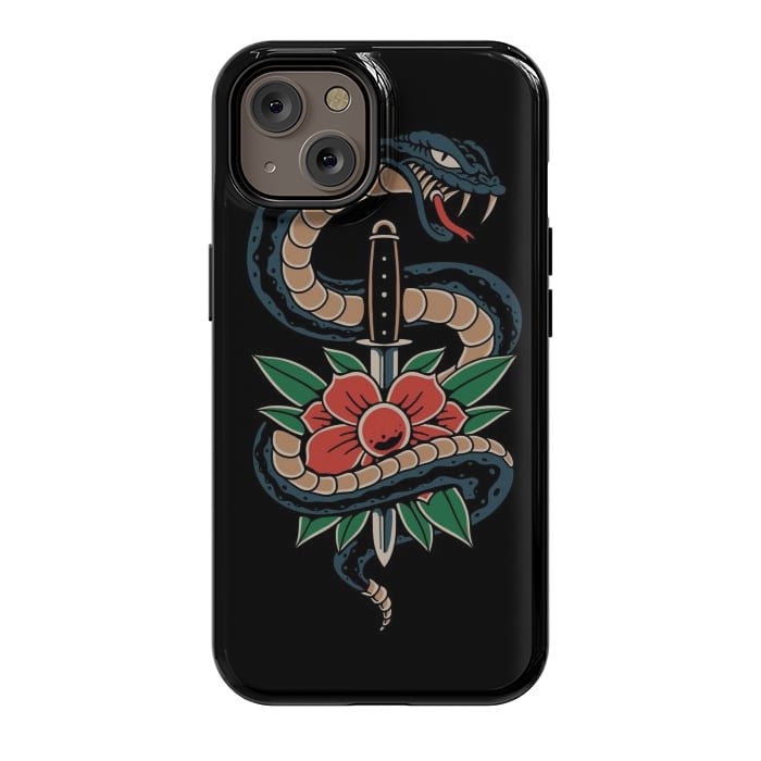 iPhone 14 StrongFit Deadly Beautiful Snake by Afif Quilimo