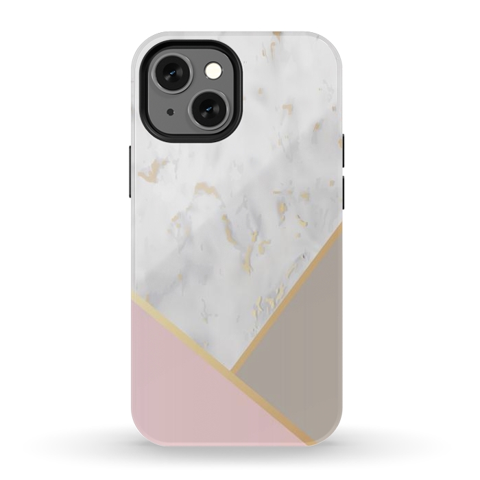 iPhone 12 mini StrongFit Marble Geometry 0011 by ArtsCase