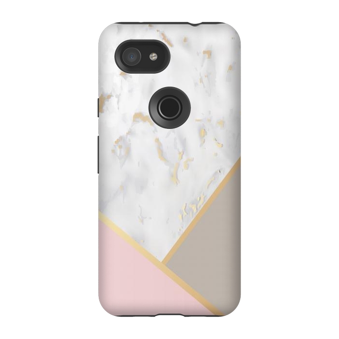 Pixel 3A StrongFit Marble Geometry 0011 by ArtsCase