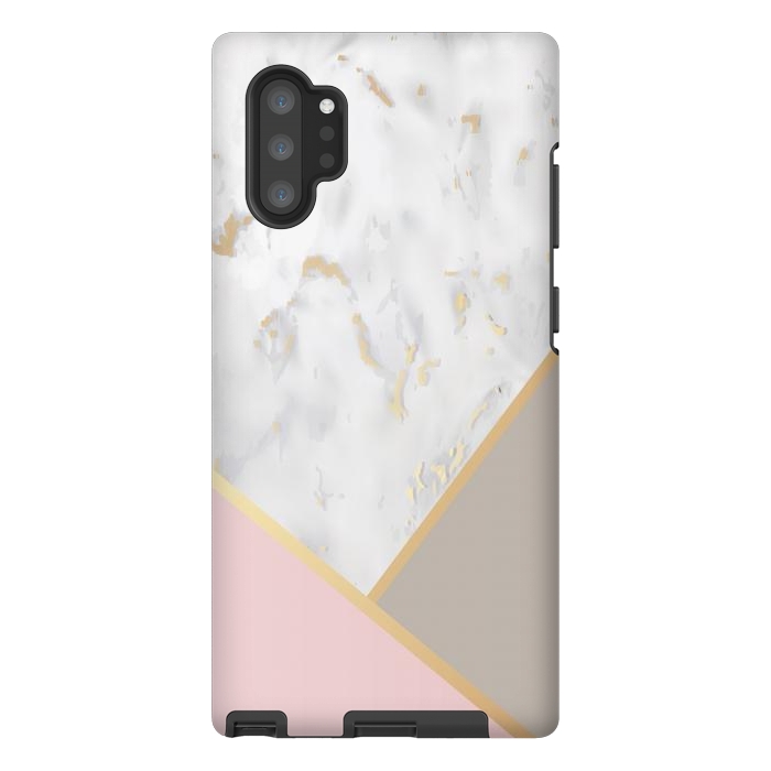 Galaxy Note 10 plus StrongFit Marble Geometry 0011 by ArtsCase