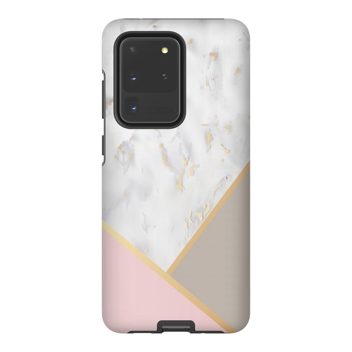 Galaxy S20 Ultra StrongFit Marble Geometry 0011 by ArtsCase
