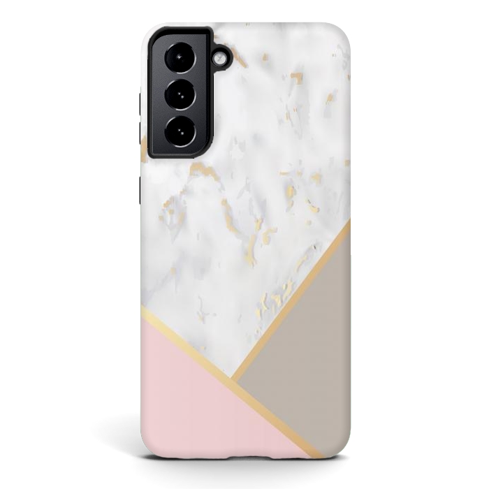 Galaxy S21 plus StrongFit Marble Geometry 0011 by ArtsCase