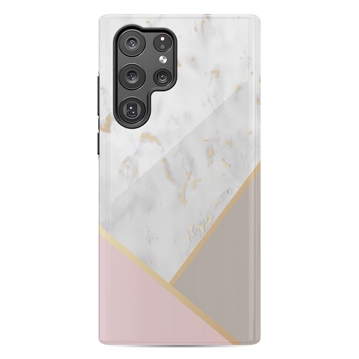 Galaxy S22 Ultra StrongFit Marble Geometry 0011 by ArtsCase
