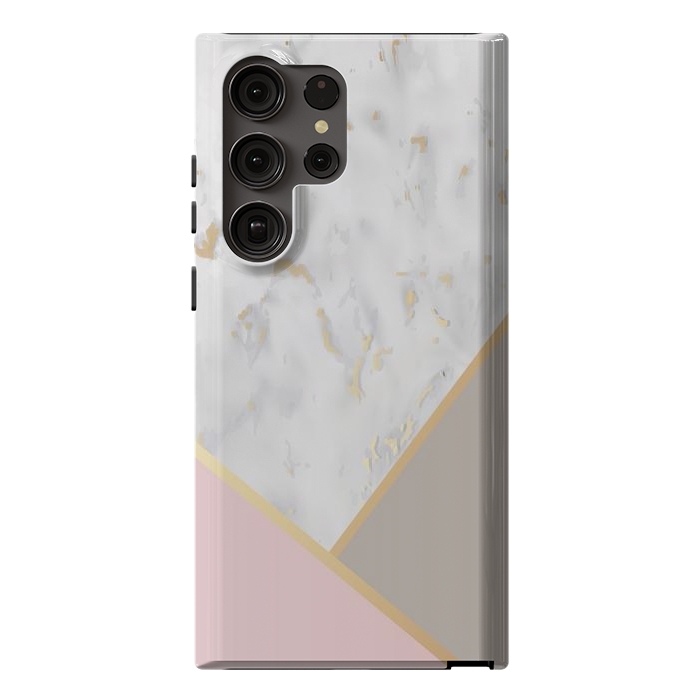 Galaxy S23 Ultra StrongFit Marble Geometry 0011 by ArtsCase