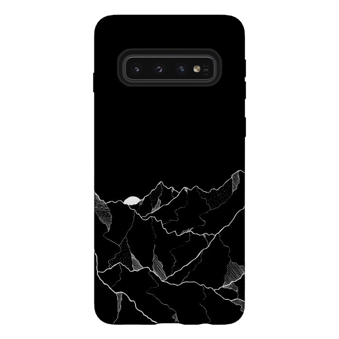 Galaxy S10 StrongFit The small white moo by Steve Wade (Swade)