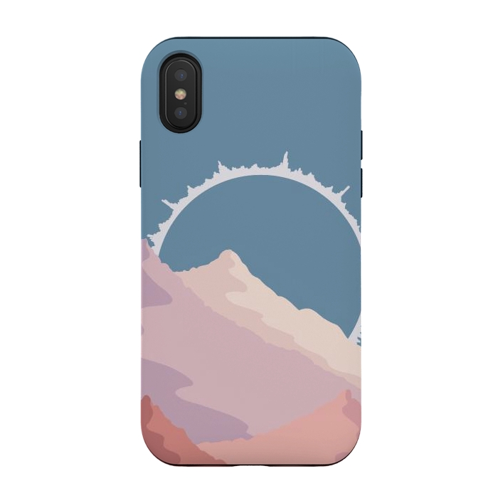 iPhone Xs / X StrongFit The white edged sun by Steve Wade (Swade)