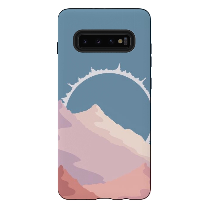Galaxy S10 plus StrongFit The white edged sun by Steve Wade (Swade)