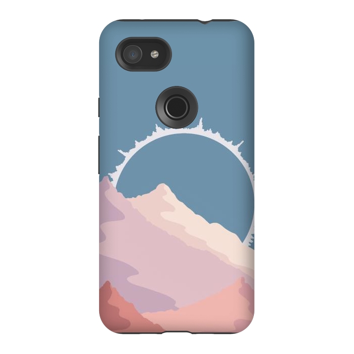 Pixel 3AXL StrongFit The white edged sun by Steve Wade (Swade)