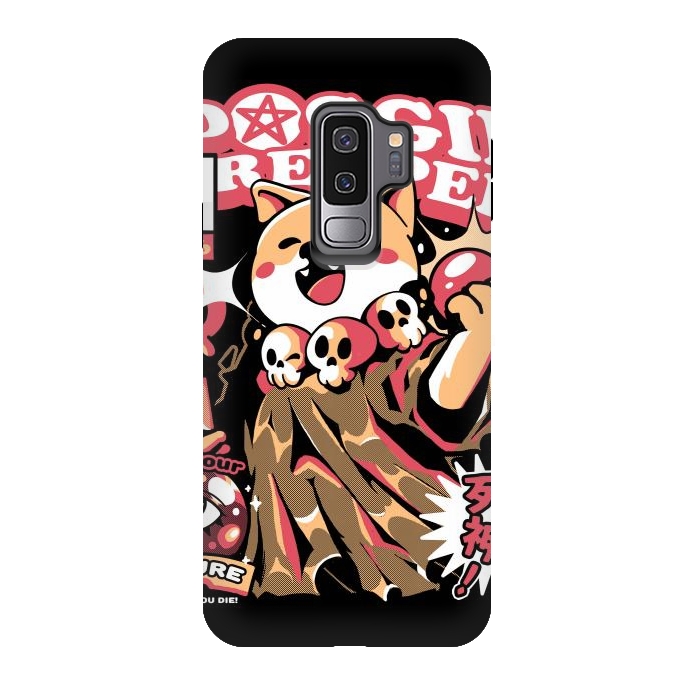 Galaxy S9 plus StrongFit Doggie Reaper by Ilustrata