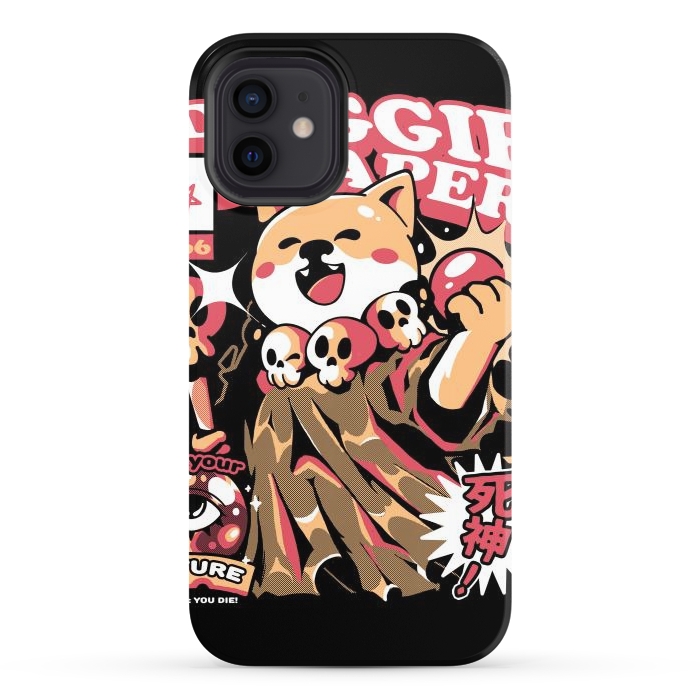iPhone 12 StrongFit Doggie Reaper by Ilustrata
