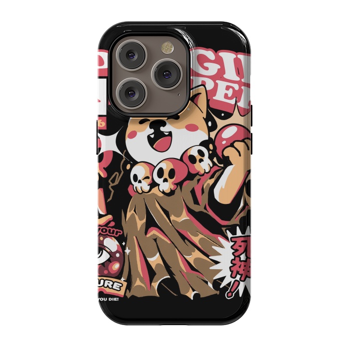 iPhone 14 Pro StrongFit Doggie Reaper by Ilustrata