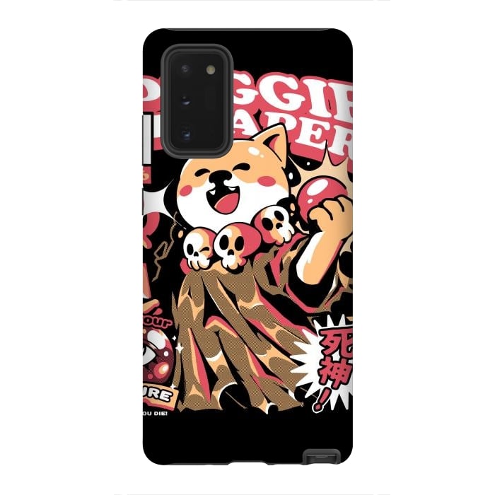 Galaxy Note 20 StrongFit Doggie Reaper by Ilustrata