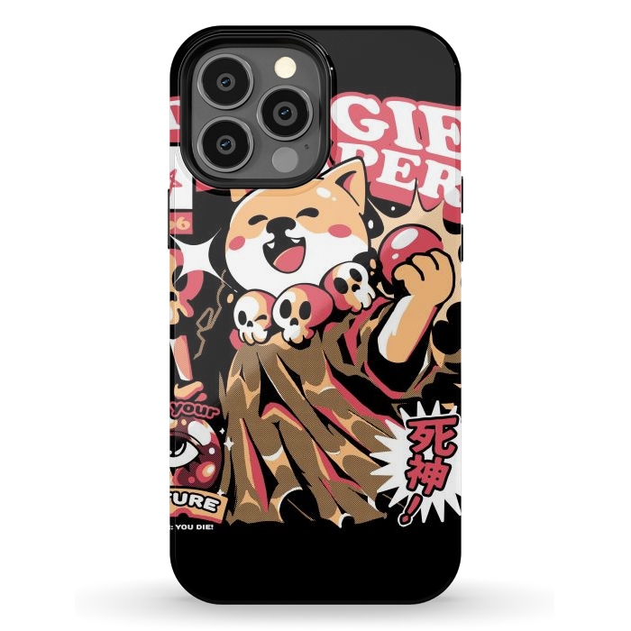 iPhone 13 Pro Max StrongFit Doggie Reaper by Ilustrata