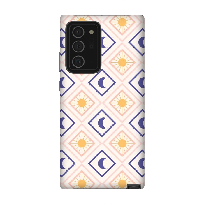 Galaxy Note 20 Ultra StrongFit Sun & Moon Tiles by ArtPrInk