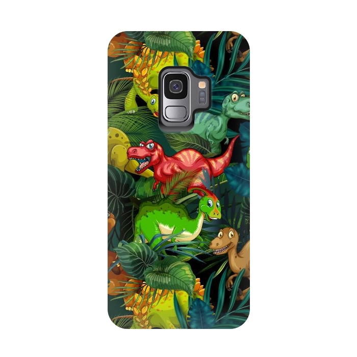 Galaxy S9 StrongFit Dinosaur Park by Bledi