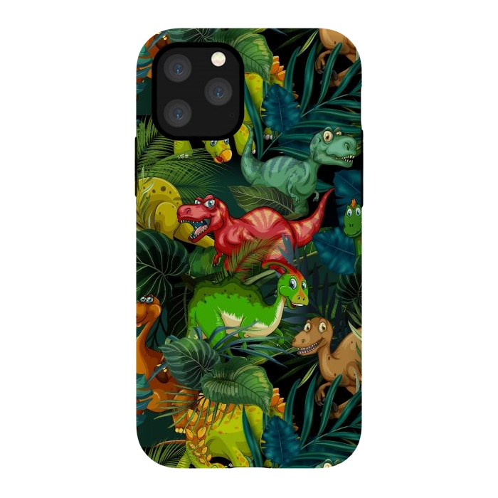 iPhone 11 Pro StrongFit Dinosaur Park by Bledi