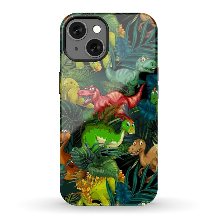 iPhone 13 StrongFit Dinosaur Park by Bledi