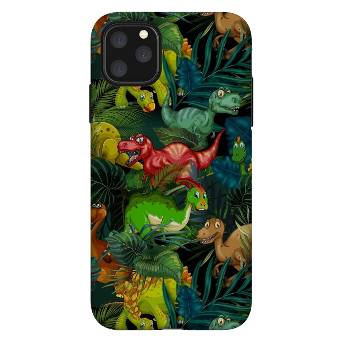 iPhone 11 Pro Max StrongFit Dinosaur Park by Bledi